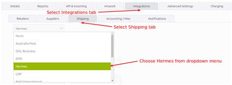 Shipping Integration Hermes 